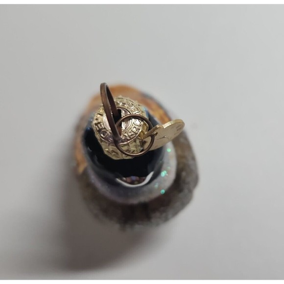 Dept 56 Blown Glass Bird Glitter Christmas Ornament Czech Republic - Picture 6 of 8